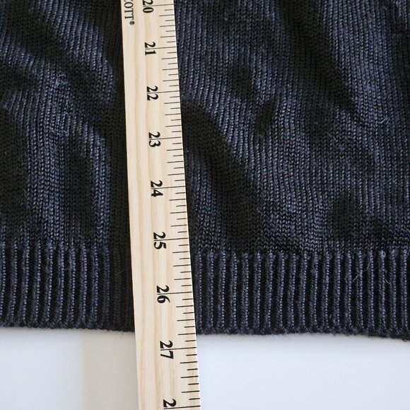 Viti Sweater Women M Black Yellow LS Crewneck Floral Y2K VTG Vintage Whimsical - Picture 8 of 14